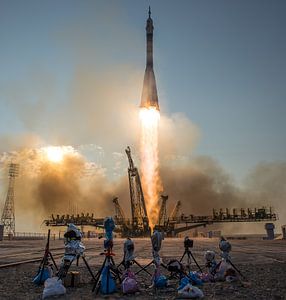 Lancement de Soyuz MS-01 sur Digital Universe