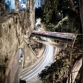 Hong Kong bij nacht van Govart (Govert van der Heijden)