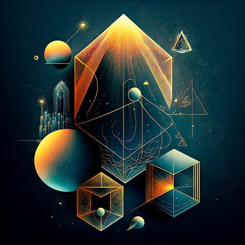 Zwevende objecten in de ruimte