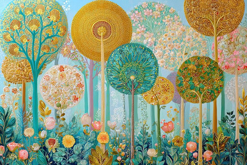 Bomen Bloemen | Joyful Trees van Bloemen Studio