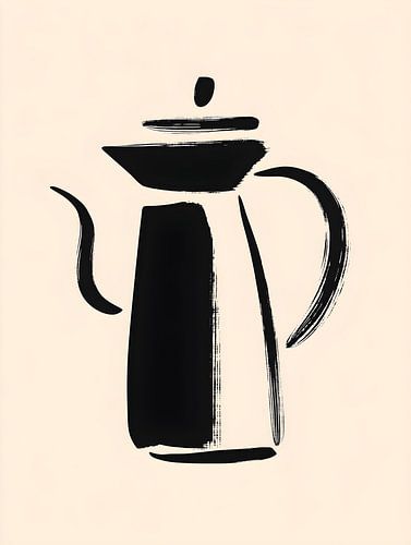 Elegant brush-style pour-over jug