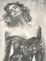Dreams | An image of a beautiful young woman in vintage