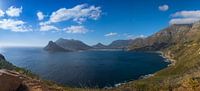 50 nuances de bleu à Hout Bay, Afrique du Sud