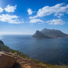 50 nuances de bleu à Hout Bay, Afrique du Sud sur Stef Kuipers