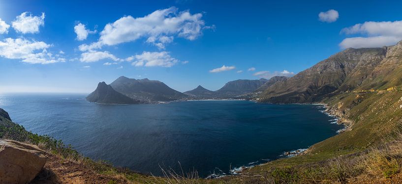 50 tinten blauw in Hout Baai, Zuid-Afrika van Stef Kuipers