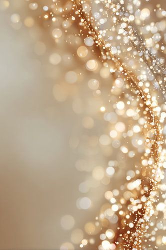 Light veils in Golden Bokeh Sparkling Ambience