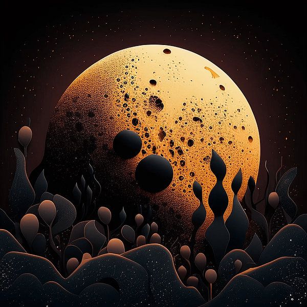 Le monde des cratères par Vythryd Arts