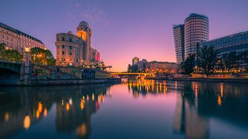Panorama of the Urania in Vienna by Henk Meijer Photography