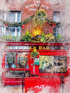 Dublin watercolor art #Dublin