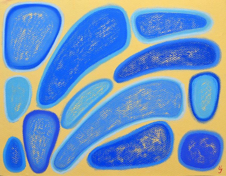 Blue stones by Julia Liubina