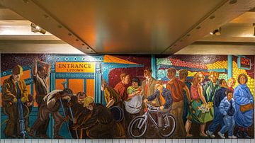 Subway Station    Times Square   New York by Kurt Krause