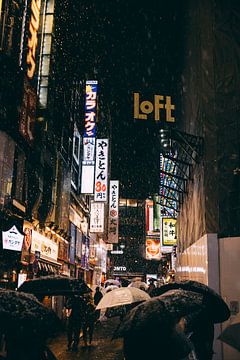 De Neonverlichte Nachten van Tokyo: Een Lichtspektakel van Ken Tempelers