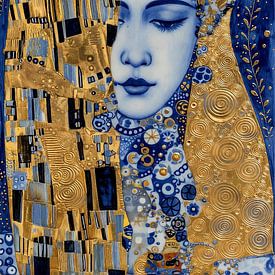 The Golden Kiss of Delft by karin van Bylevelt