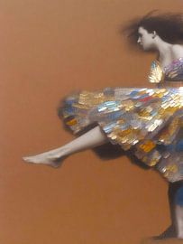 Le pas audacieux d'une femme - Peinture sur A.D. Digital ART