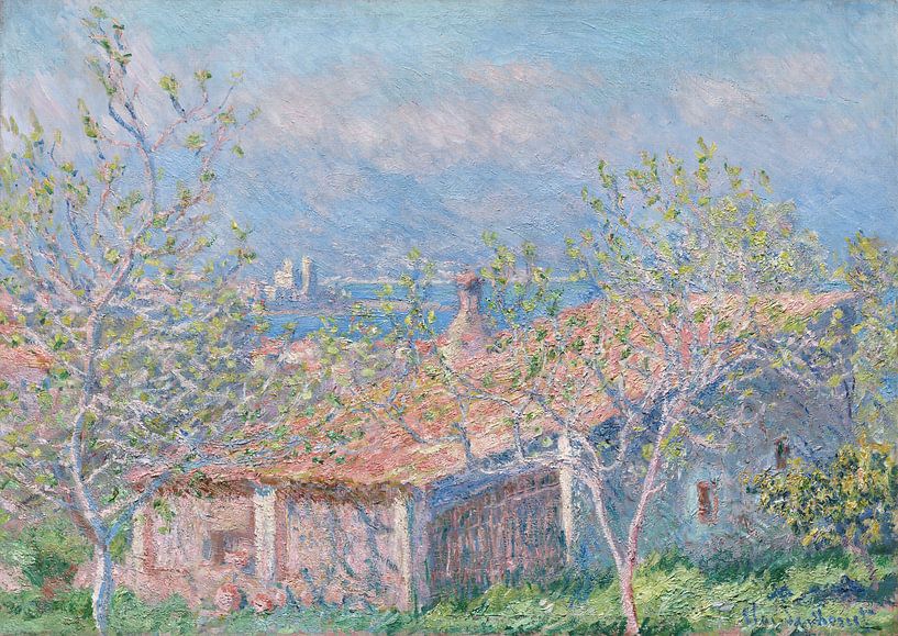 Gärtnerhaus in Antibes, Claude Monet von The Masters
