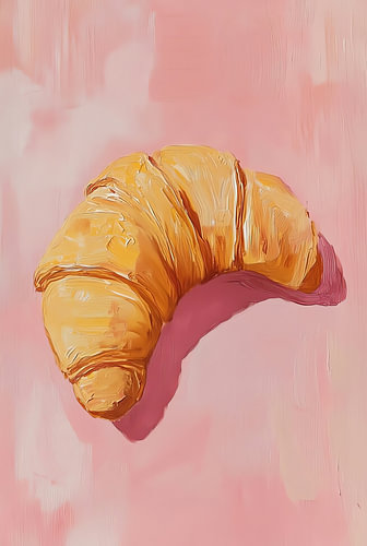 Croissant rosé