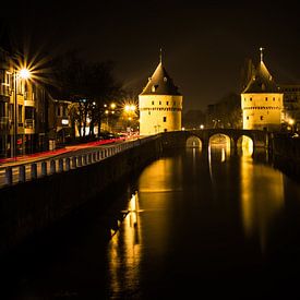 Broeltorens Kortrijk by Night van Jonas Demeulemeester