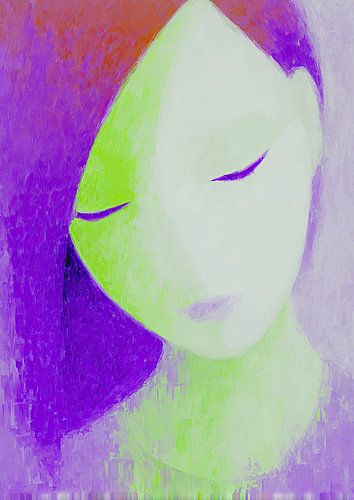 Frau Gesicht | Neon Frau