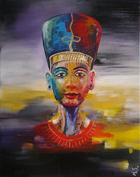 Nefertiti Oud Egypte van Anja Semling