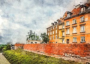 Warschau Aquarellkunst #Warschau