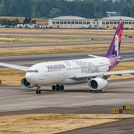Passagierflugzeug Airbus A330-243 der Hawaiian Airlines. von Jaap van den Berg