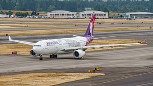 Passagierflugzeug Airbus A330-243 der Hawaiian Airlines.