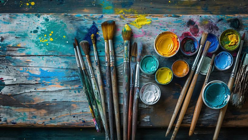 Malerei von fernlichtsicht