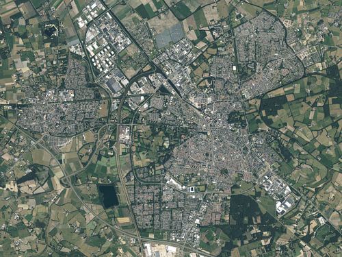 Luchtfoto van Almelo