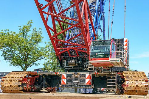 Grue sur chenilles Terex Demag CC3800 de Mammoet.