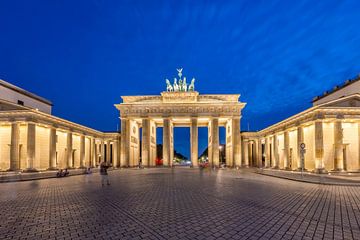 Abendliche Stille am Brandenburger Tor 