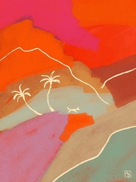 Tropical exploration in line and colour by Anna Benge