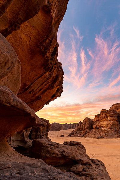 Sonnenuntergang in der Wüste von Jeroen Kleiberg