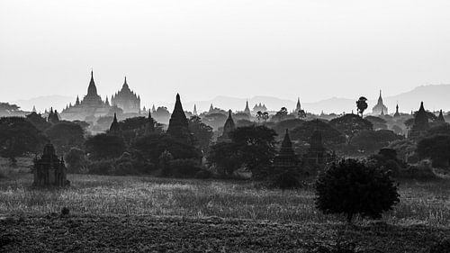 De tempels van Bagan in Myanmar