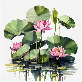 Waterlily spectacle by Liv ter Riet