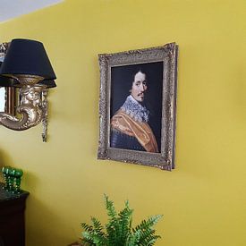 Customer photo: Portrait of an officer, Wybrand de Geest (I), on canvas