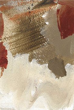 Abstract '' Thuis in het zand'' van Sara Haver