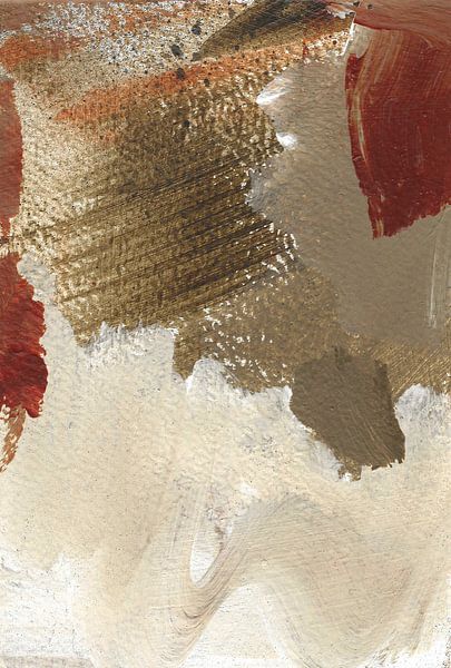 Abstract '' Thuis in het zand'' van Sara Haver
