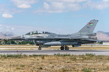 General Dynamics F-16B Jordanian Air Force. by Jaap van den Berg