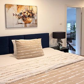 Customer photo: Golden Blossom Rain by Zen and More, on ArtFrame