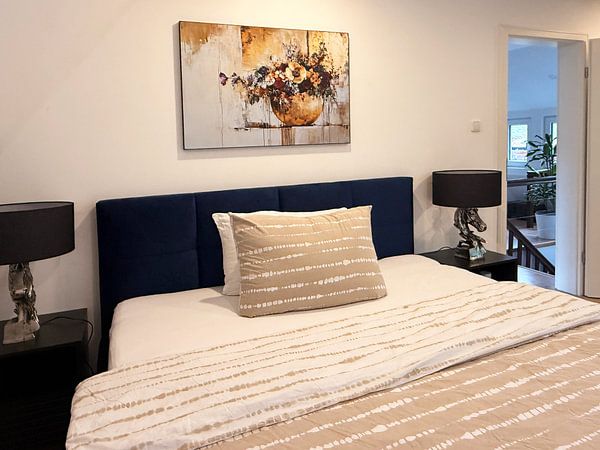 Customer photo: Golden Blossom Rain by Zen and More, on ArtFrame