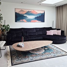 Customer photo: Mountain lake landscape by Poster Art Shop, on ArtFrame