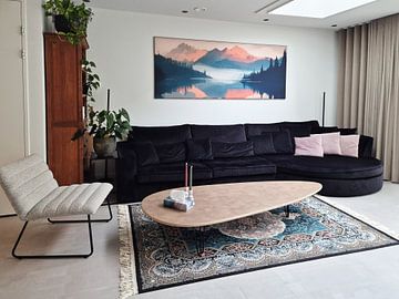 Klantfoto: Bergmeer landschap