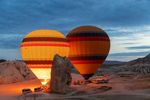 Feuerballon vor dem Start von Tilo Grellmann