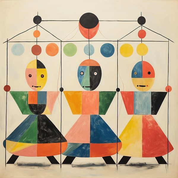Dance of Shapes and Colors by Art Lovers