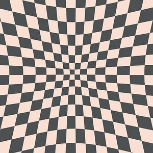 Retro Schachbrett Phantasie Abstraktion