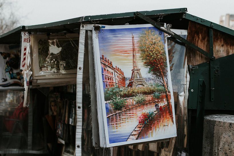 Bouquiniste langs de Seine in Parijs | Kleurrijke reisfotografie van Trix Leeflang