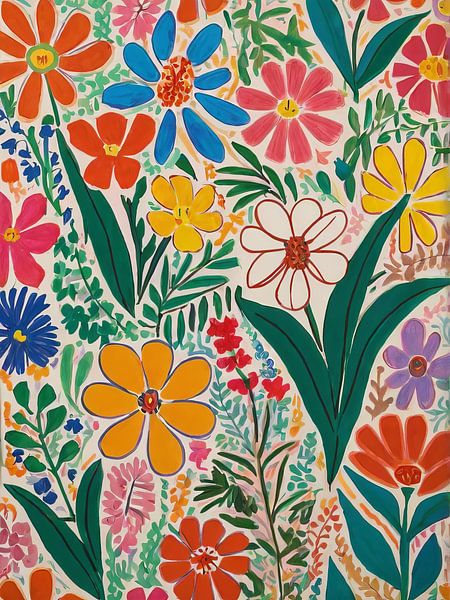Blumenmalerei Stil Henri Matisse von TOAN TRAN