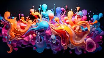 Achtergrond met spetters in retrodesign