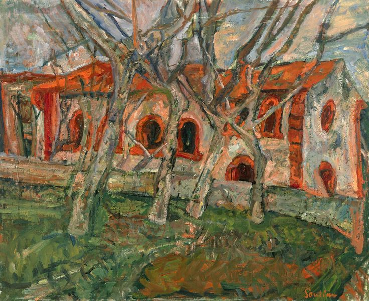 Chaim Soutine,Rode kerk van finemasterpiece