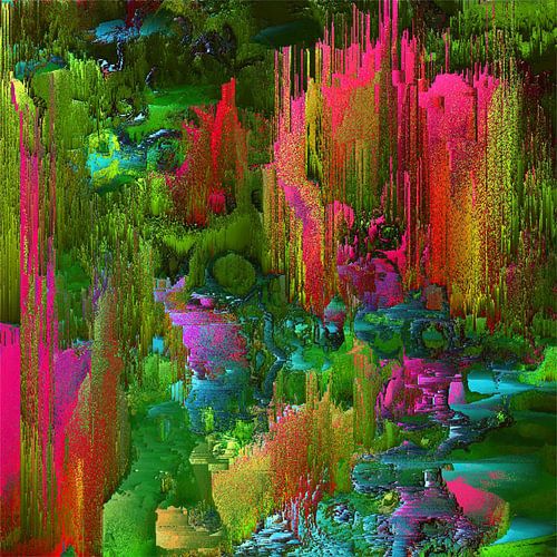 Glitch Garden - Pixel Jungle